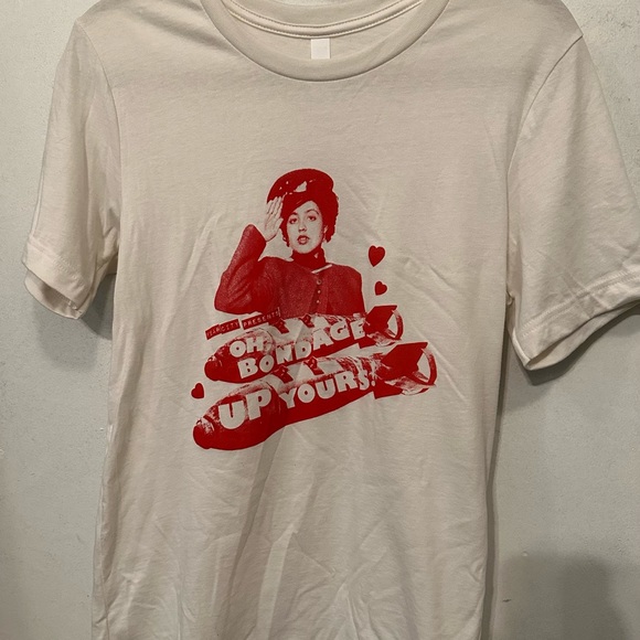 X-ray Spex Oh Bondage Up Yours Poly Styrene Tee Rare Unique - Picture 2 of 7